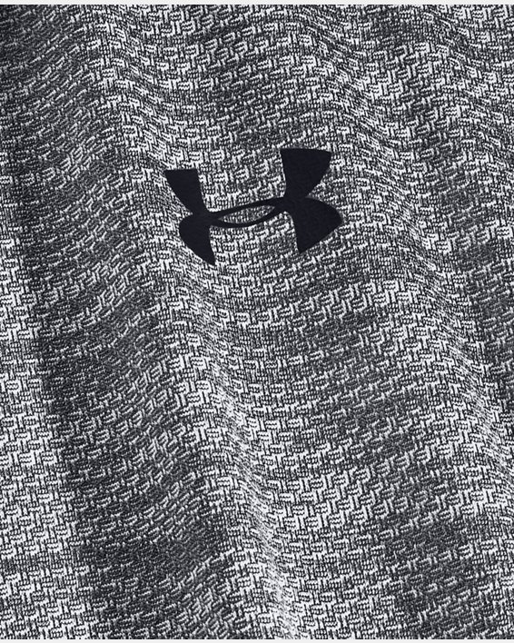 Men's UA Performance Textured Long Sleeve Polo, Gray, pdpMainDesktop image number 4